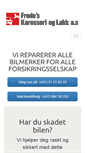 Mobile Screenshot of frodes.no
